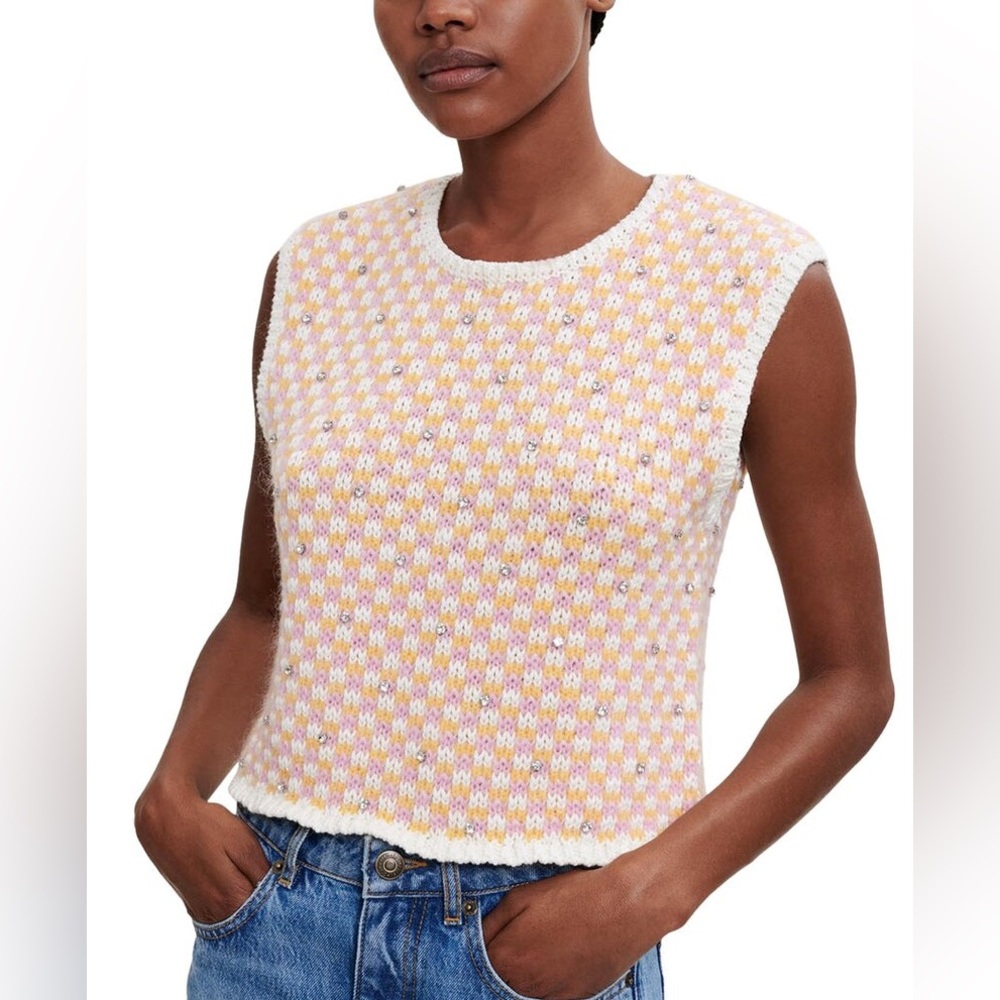 Maje knit vest/top